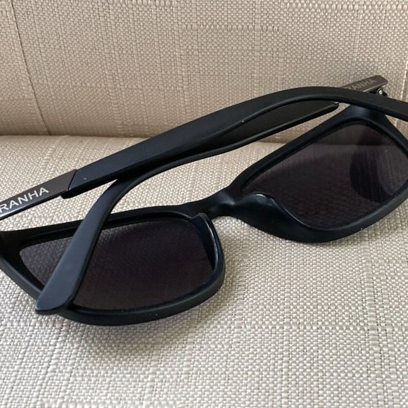 Piranha Men Sunglasses Black Tone Frame Eye Wear Shade PC105 Unisex Sunglasses - Picture 7 of 12